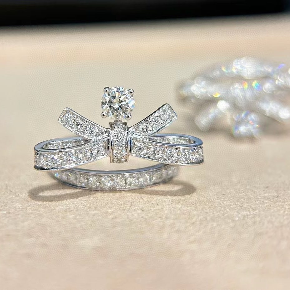 14k Gold 1.24 Ctw Natural H Diamond Ring - 3