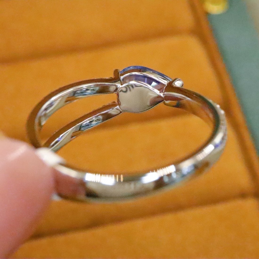 14k Gold 1.30 Ctw Natural Sapphire & Diamond Ring - 3