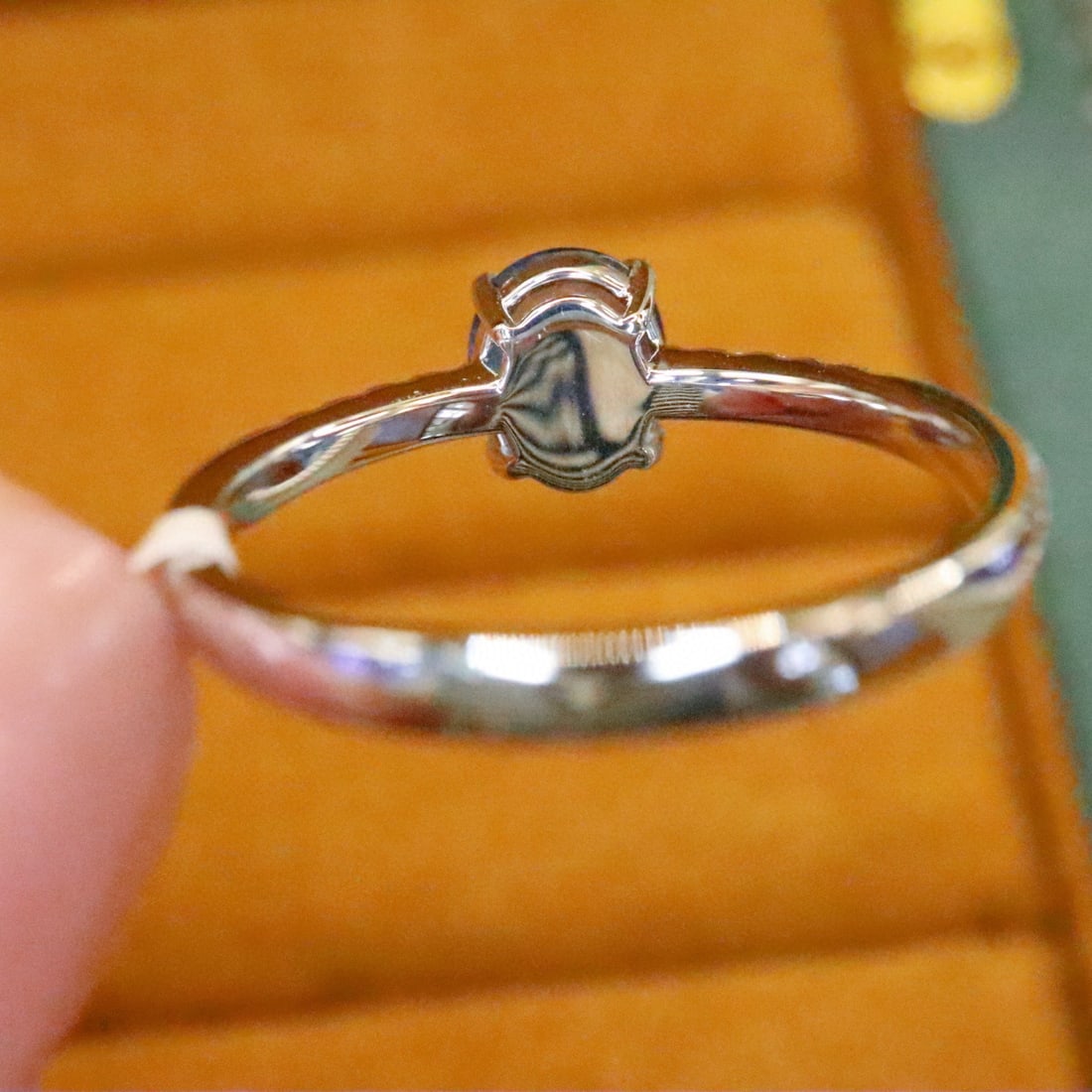 14k Gold 1.30 Ctw Natural Sapphire & Diamond Ring - 4