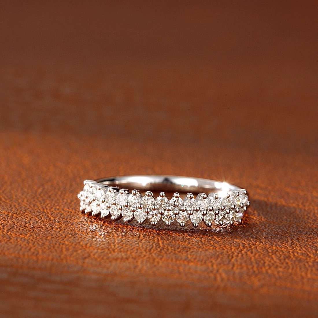 14k Gold 0.36 Ct Natural H Diamond Ring: Ref:230991028 // gold content:14k gold // ring size:7. 25us // // main gemstone:diamond // shape:round // carat weight:0. 36ct // clarity grade:vs-si // color:h // treatment:natural // cut grade:g //
