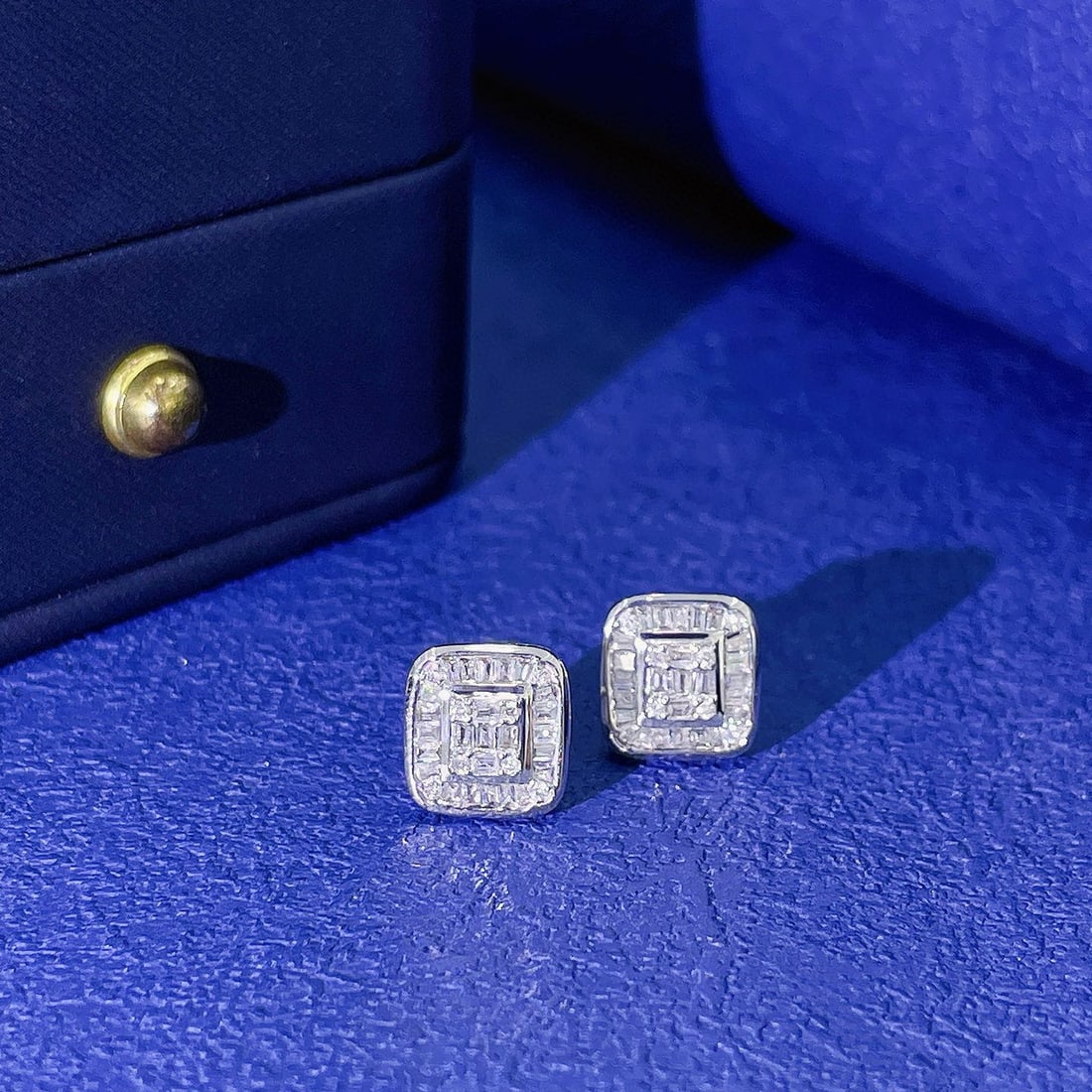 14k Gold 0.3 Ct Natural H Diamond Earrings - 3