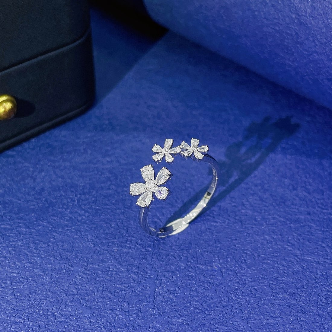 14k Gold 0.65 Ct Natural H Diamond Ring - 3