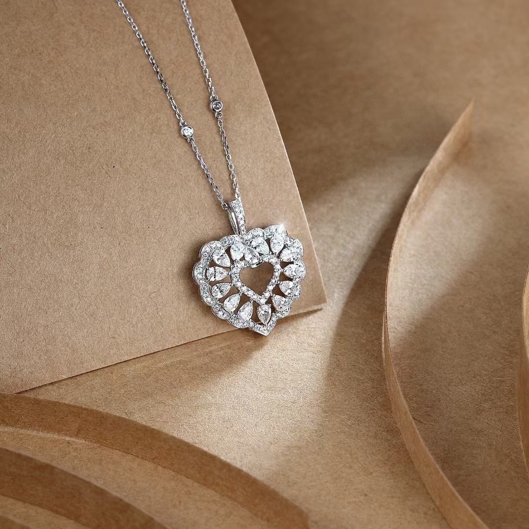 14k Gold 1.19 Ctw Natural H Diamond Pendant( Without Chain ) - 4