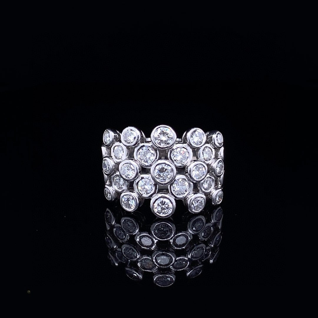 14k Gold 1.5 Ct Natural H Diamond Ring (1 of 4)