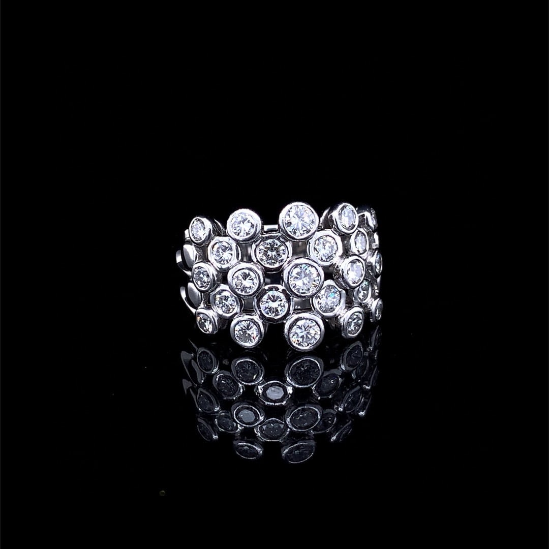 14k Gold 1.5 Ct Natural H Diamond Ring - 2