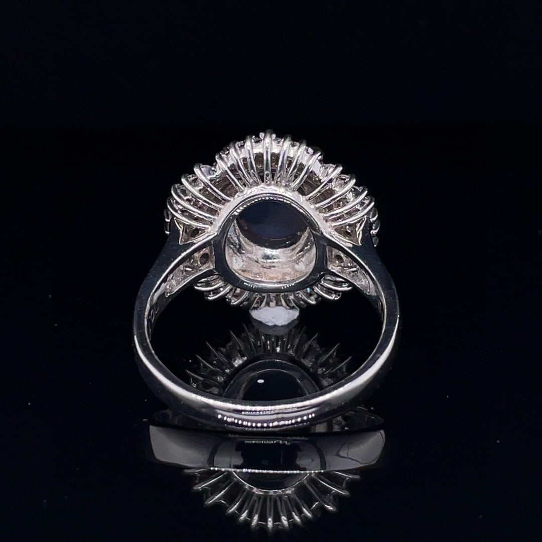 14k Gold 2.45 Ctw Natural Opal & Diamond Ring - 4