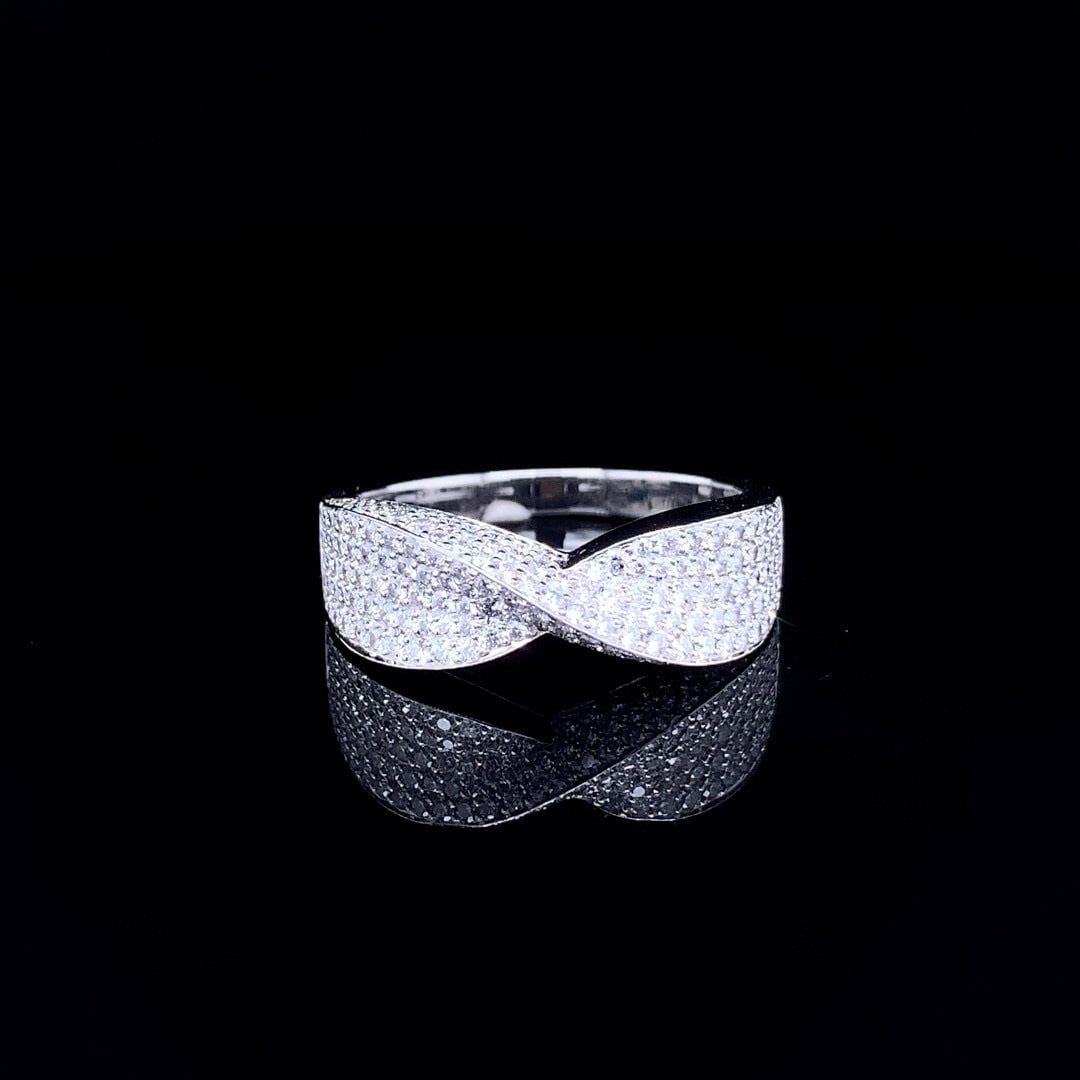 14k Gold 0.96 Ct Natural H Diamond Ring: Ref:230992037 // gold content:14k gold // ring size:7. 25us // // main gemstone:diamond // shape:round // carat weight:0. 96ct // clarity grade:vs-si // color:h // treatment:natural // cut grade:g //
