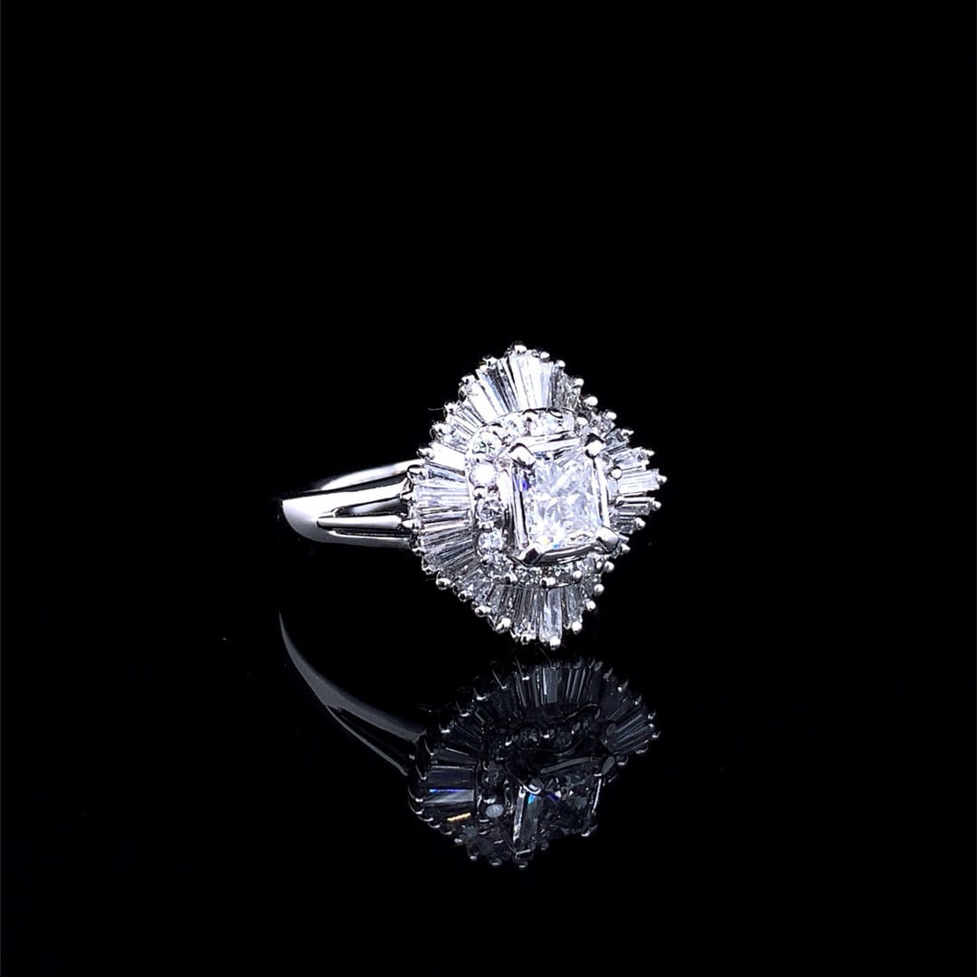 14k Gold 1.38 Ctw Natural H Diamond Ring - 2