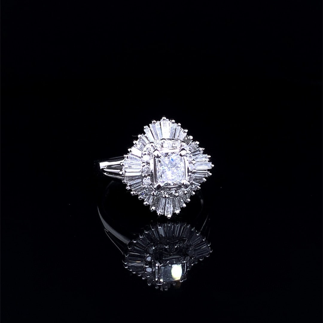 14k Gold 1.38 Ctw Natural H Diamond Ring - 3
