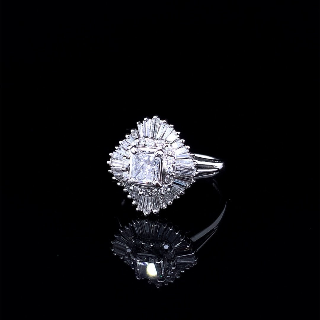 14k Gold 1.38 Ctw Natural H Diamond Ring - 4