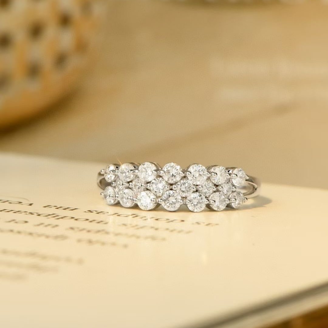 14k Gold 1.00 Ct Natural H Diamond Ring: Ref:230992116 // gold content:14k gold // ring size:7. 25us // // main gemstone:diamond // shape:round // carat weight:1. 00ct // clarity grade:vs-si // color:h // treatment:natural // cut grade:g // 