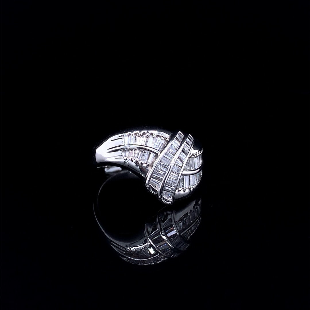 14k Gold 1 Ct Natural H Diamond Ring - 2