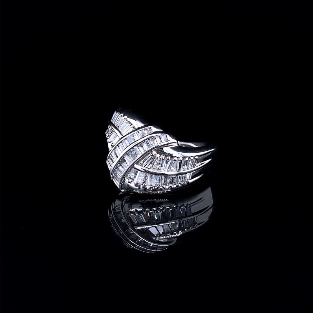 14k Gold 1 Ct Natural H Diamond Ring - 4