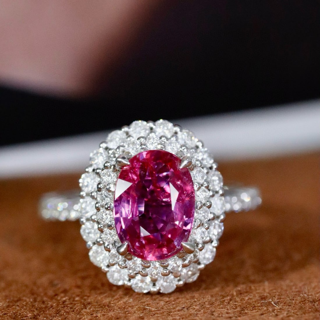 14k Gold 2.23 Ctw Natural Ruby & Diamond Ring/pendant( Without Chain ): Ref:230992337 // gold content:14k gold // ring size:7. 25us // // main gemstone:ruby // shape:oval // carat weight:1. 54ct // color:red // treatment:natural // // adjacent gemstone 2 : diamond //