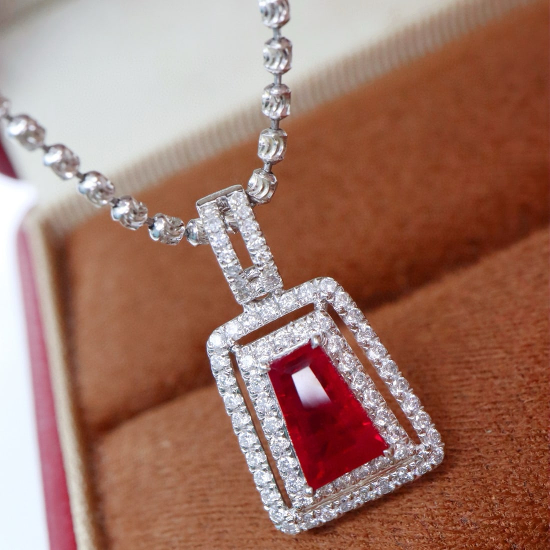 14k Gold 1.37 Ctw Natural Ruby & Diamond Pendant( Without Chain ): Ref:230992379 // gold content:14k gold // main gemstone:ruby // shape:other // carat weight:1. 08ct // color:pigeonblood red // treatment:natural // // adjacent gemstone 2 : diamond // shape:round //