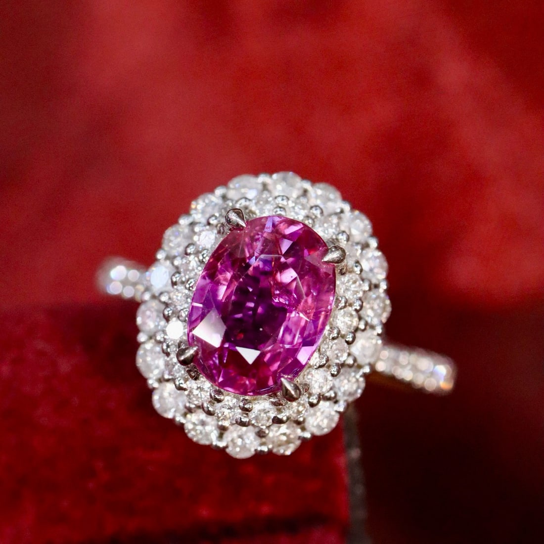 14k Gold 2.23 Ctw Natural Ruby & Diamond Ring/pendant( Without Chain ): Ref:230992388 // gold content:14k gold // ring size:7. 25us // // main gemstone:ruby // shape:oval // carat weight:1. 54ct // color:red // treatment:natural // // adjacent gemstone 2 : diamond //