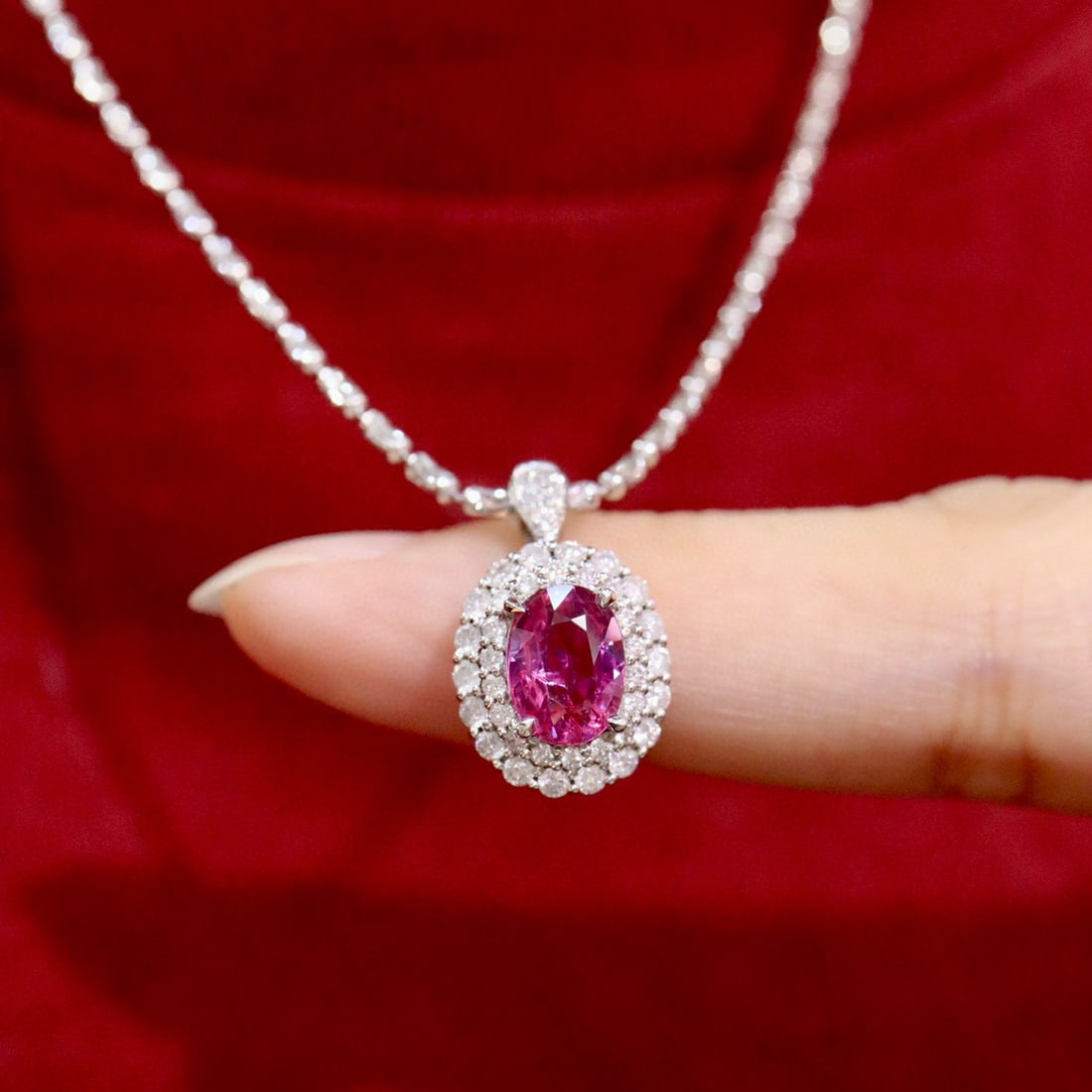 14k Gold 2.23 Ctw Natural Ruby & Diamond Ring/pendant( Without Chain ) - 5