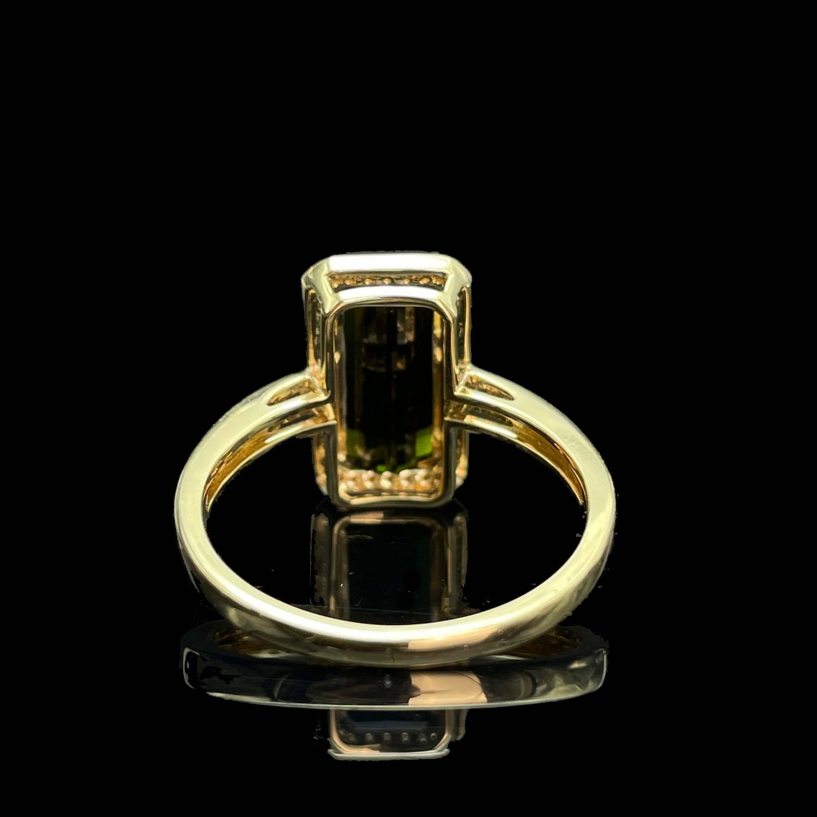 14k Gold 3.60 Ctw Natural Tourmaline & Diamond Ring - 4