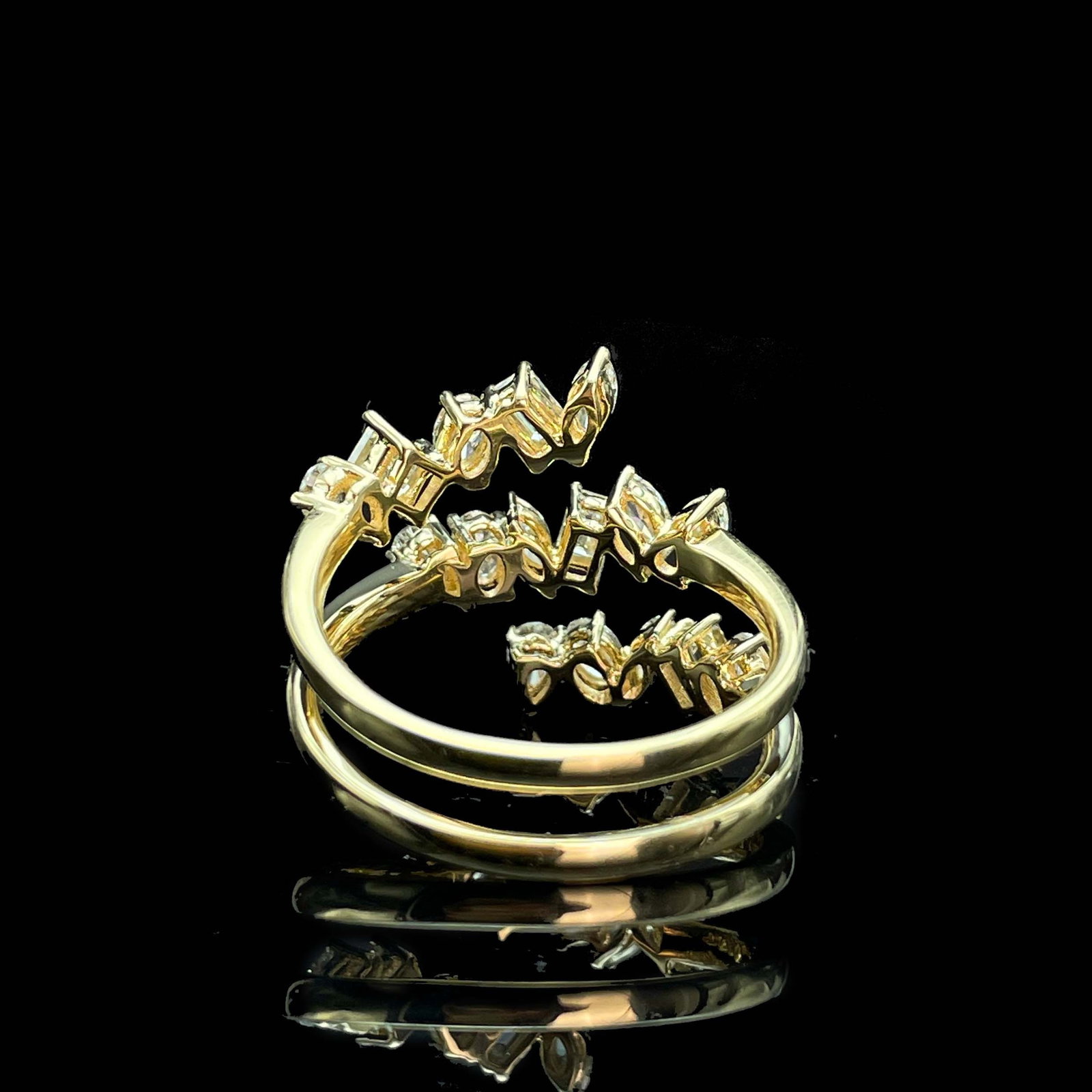 14k Gold 2 Ct Natural H Diamond Ring - 5