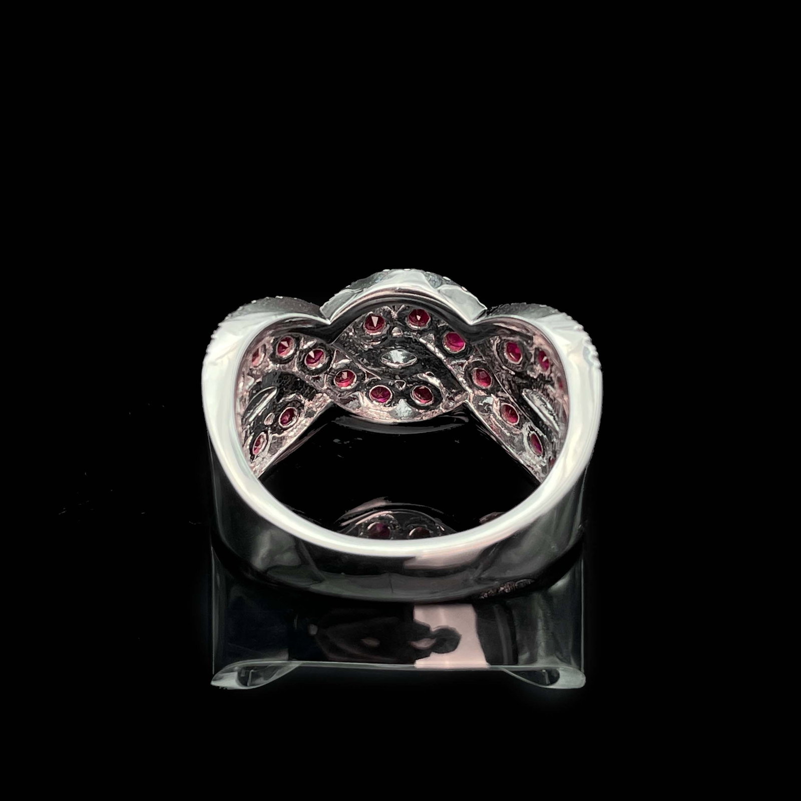 14k Gold 2.31 Ctw Natural Ruby & Diamond Ring - 4