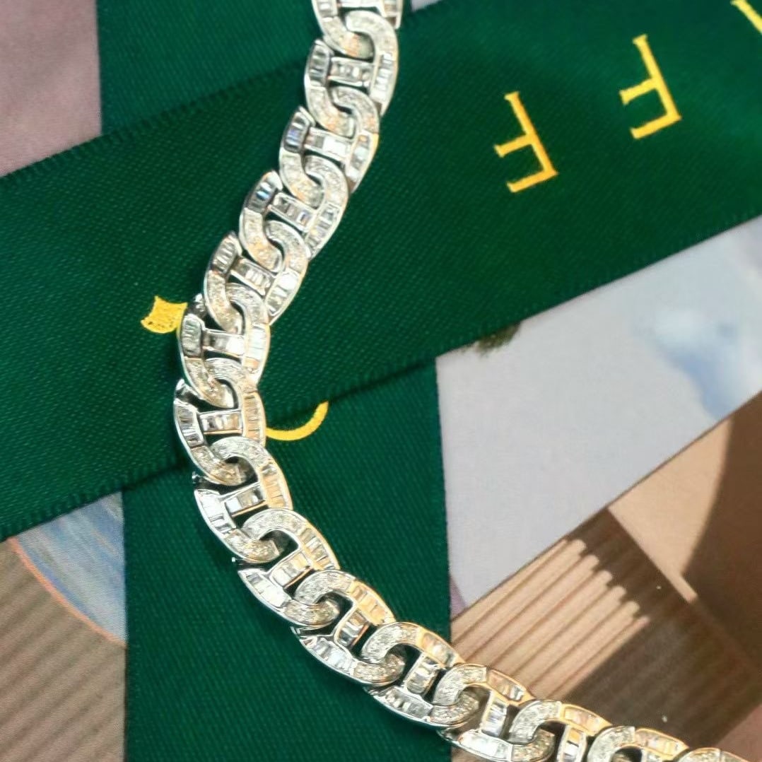 14k Gold 2.05 Ct Natural H Diamond Bracelet - 2