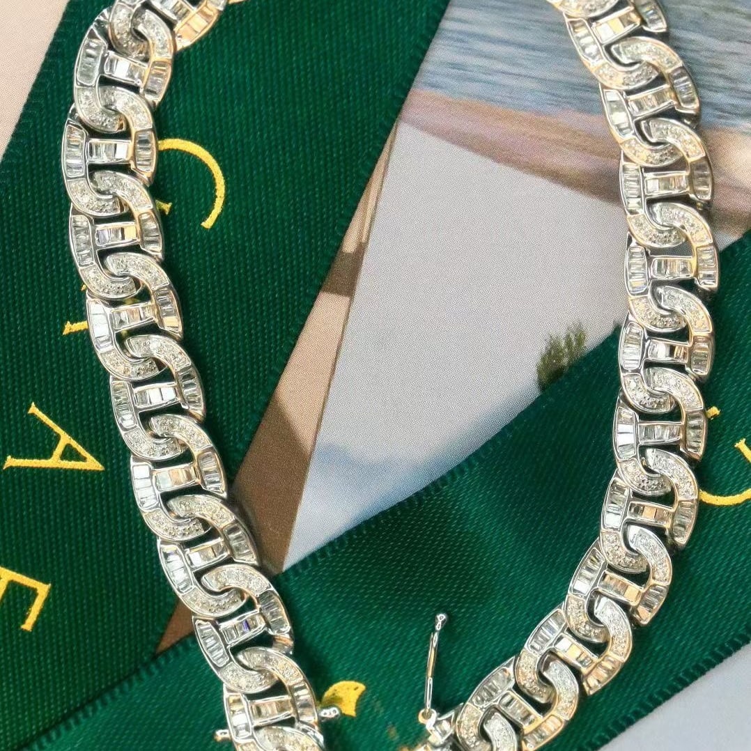 14k Gold 2.05 Ct Natural H Diamond Bracelet - 9