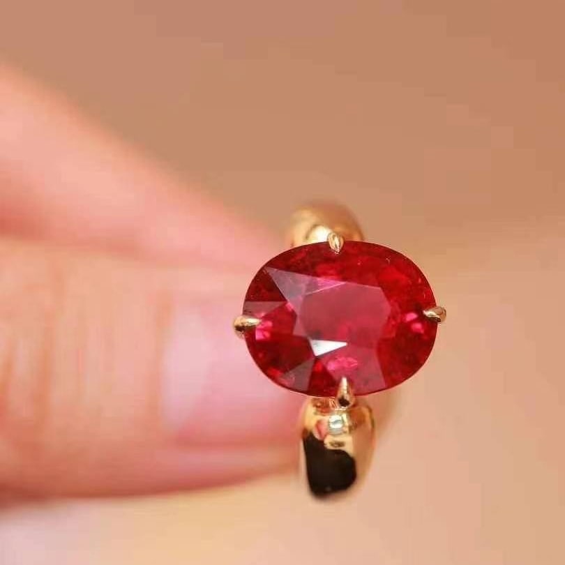 14k Gold 5.43 Ct Natural Tourmaline Ring - 2