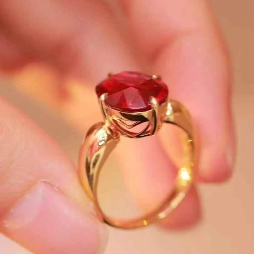 14k Gold 5.43 Ct Natural Tourmaline Ring - 3