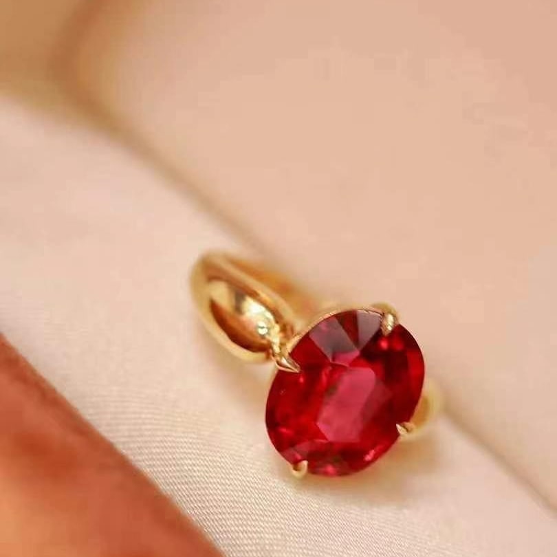 14k Gold 5.43 Ct Natural Tourmaline Ring - 7