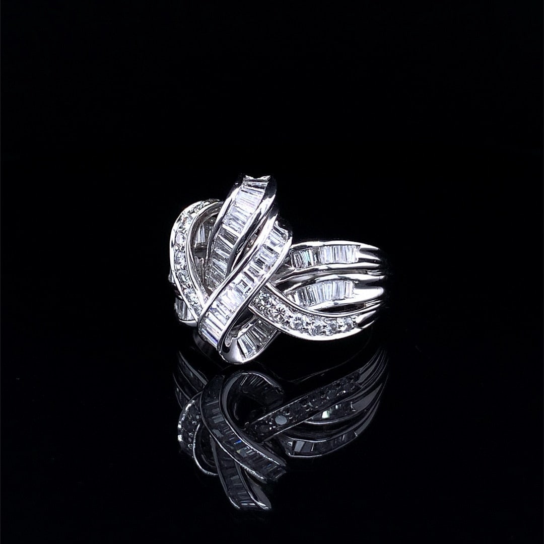 14k Gold 1.53 Ct Natural H Diamond Ring - 2