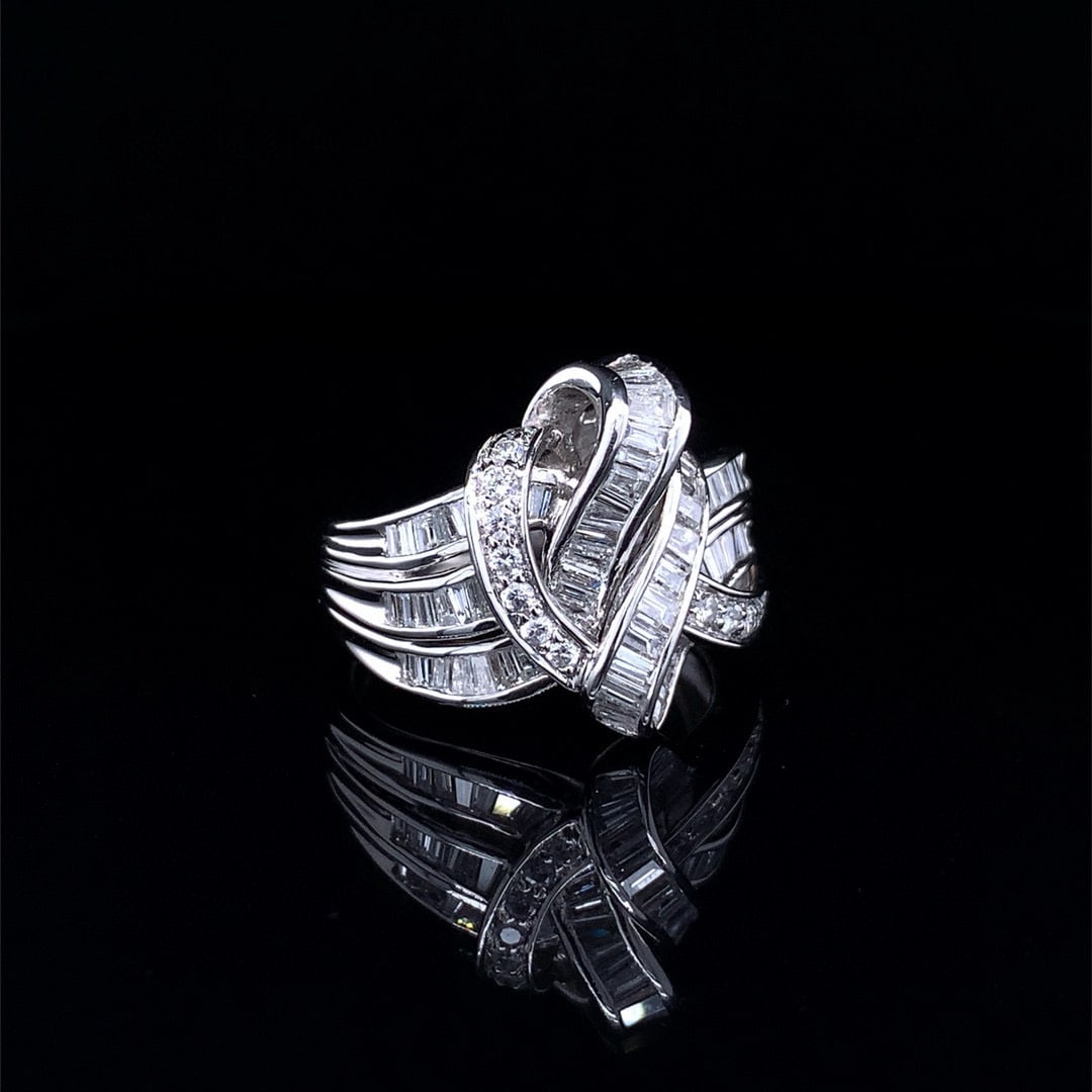 14k Gold 1.53 Ct Natural H Diamond Ring - 3