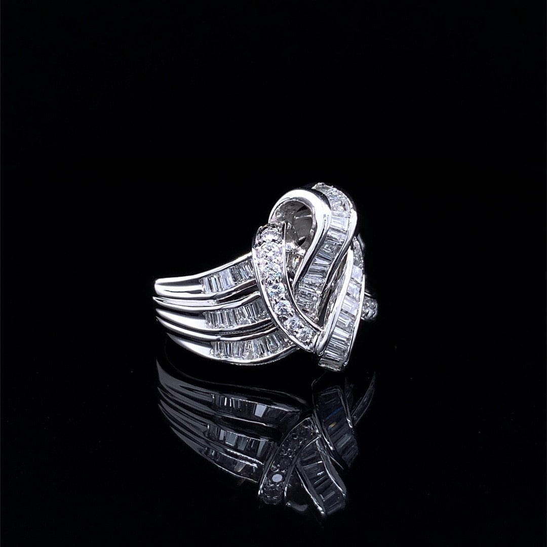 14k Gold 1.53 Ct Natural H Diamond Ring - 4