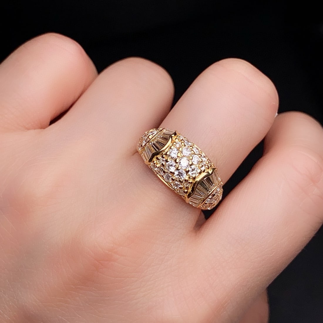 14k Gold 1.63 Ct Natural H Diamond Ring - 2