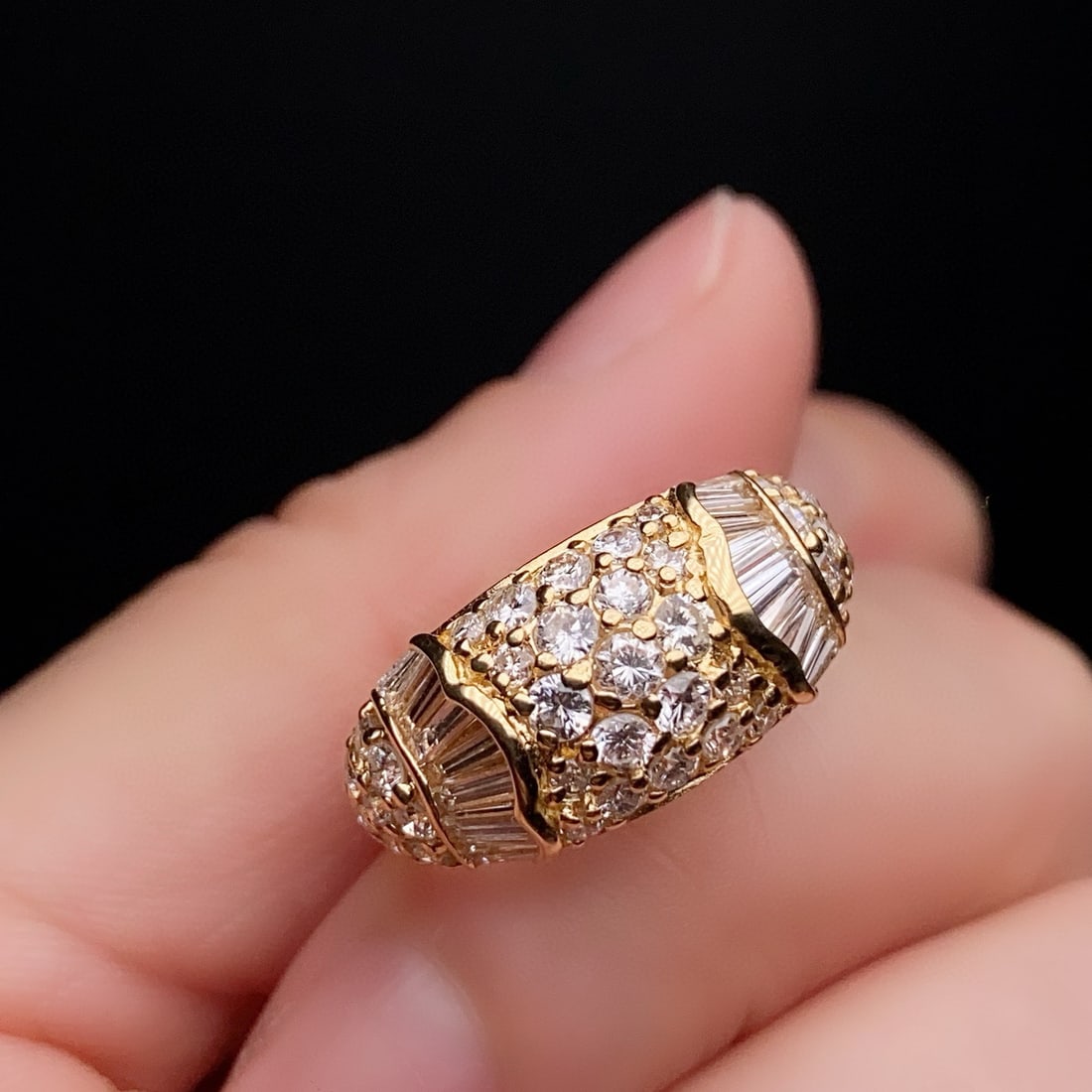 14k Gold 1.63 Ct Natural H Diamond Ring - 3