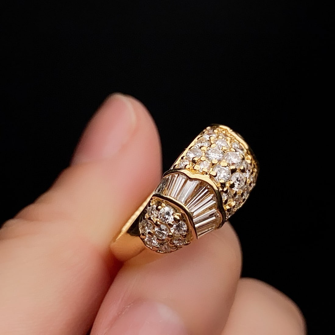 14k Gold 1.63 Ct Natural H Diamond Ring - 4