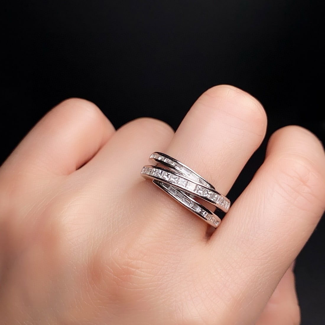 14k Gold 1.00 Ct Natural H Diamond Ring - 2