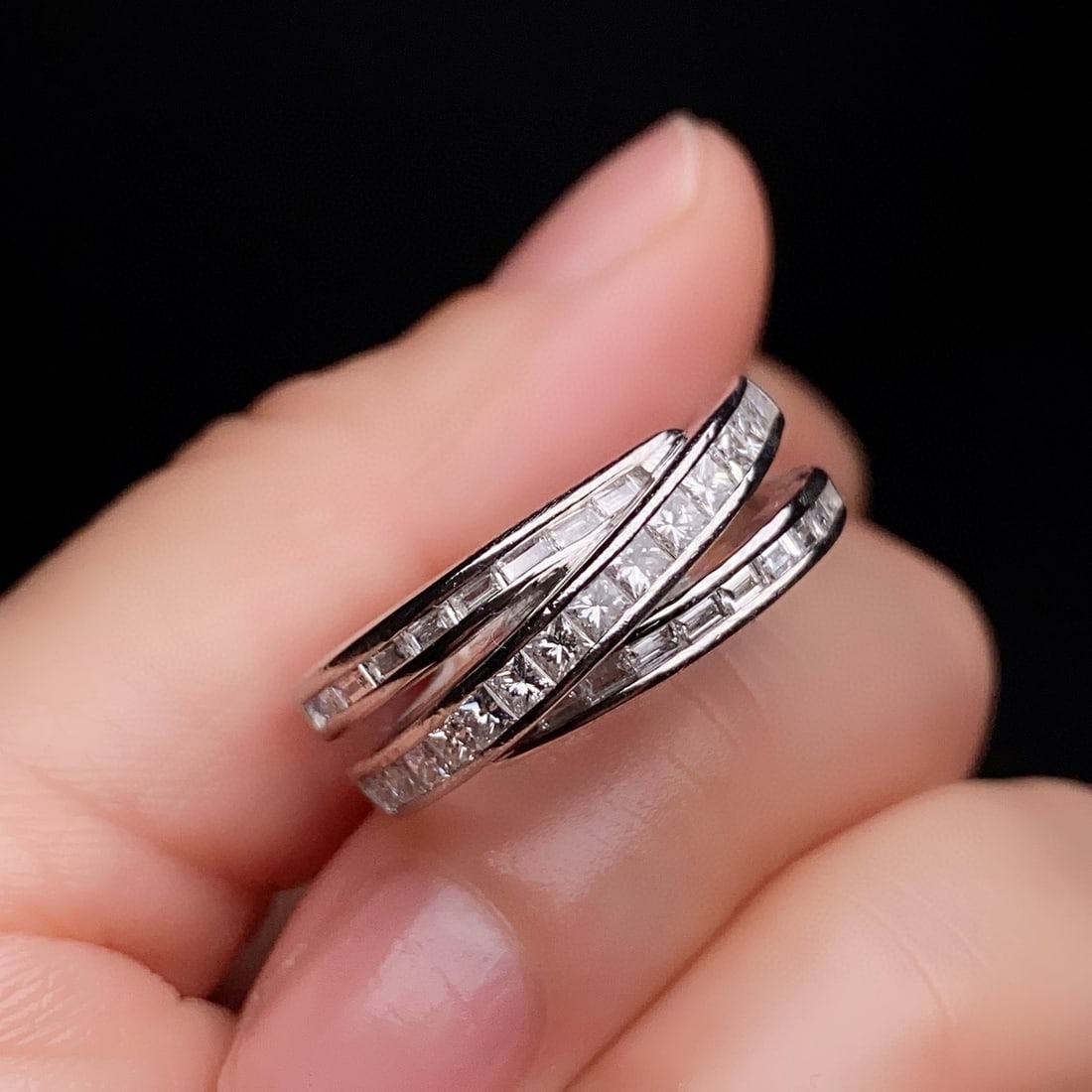 14k Gold 1.00 Ct Natural H Diamond Ring - 3