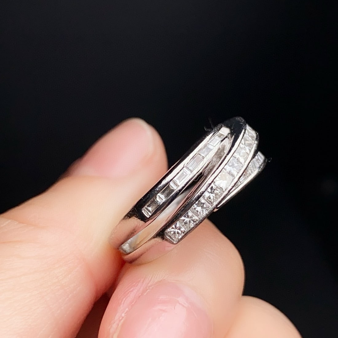 14k Gold 1.00 Ct Natural H Diamond Ring - 4