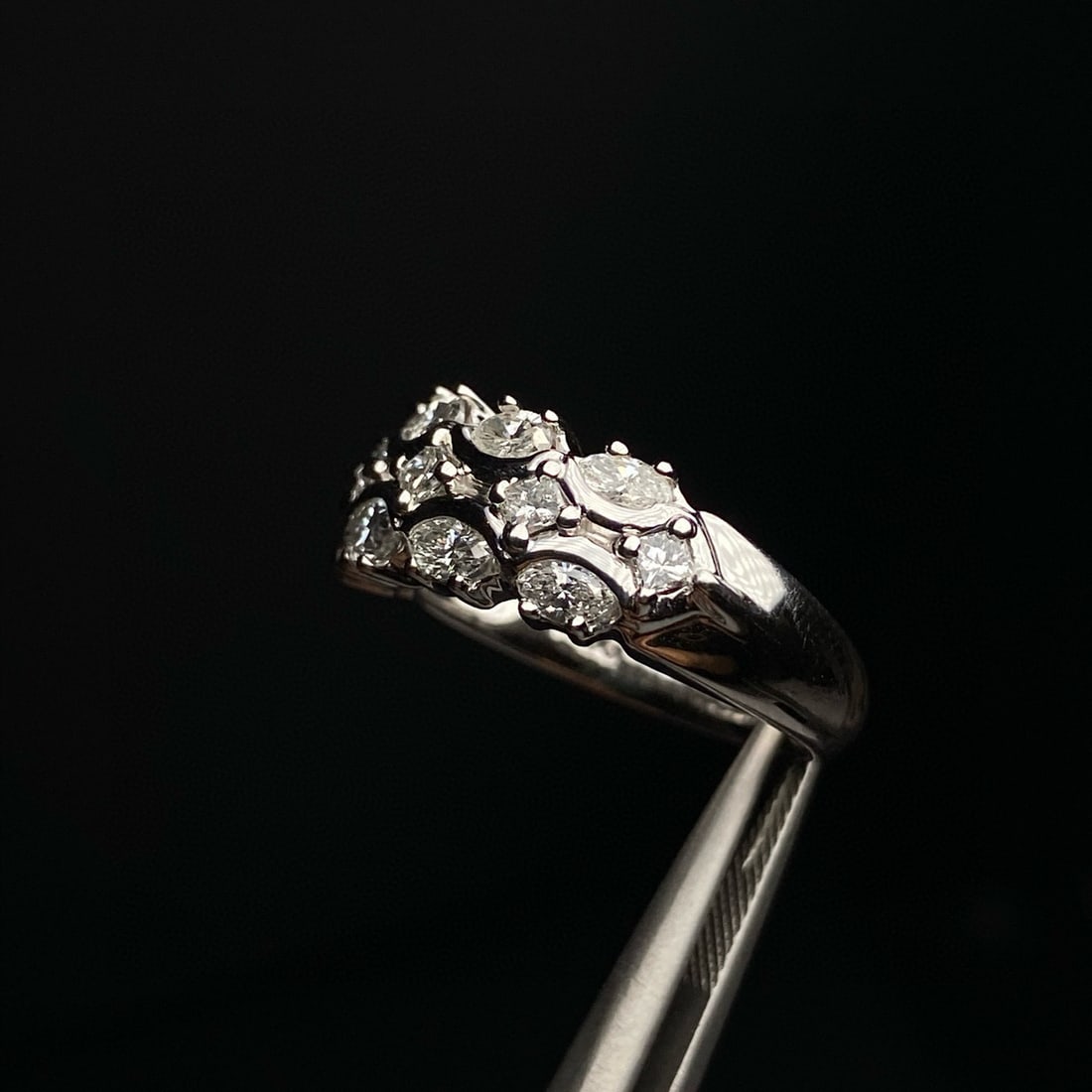 14k Gold 1.00 Ct Natural H Diamond Ring - 5