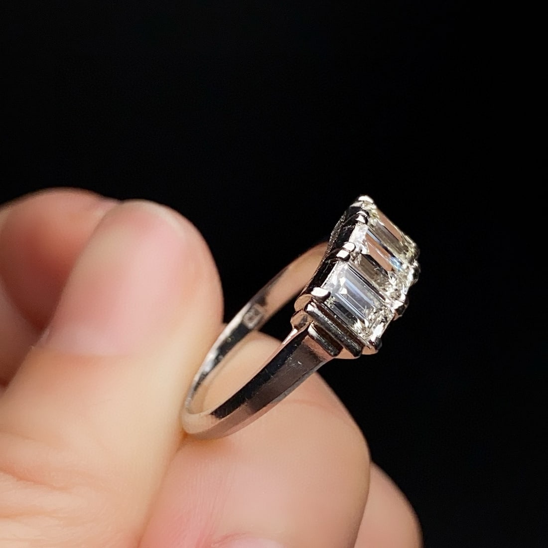 14k Gold 1.31 Ct Natural H Diamond Ring - 2