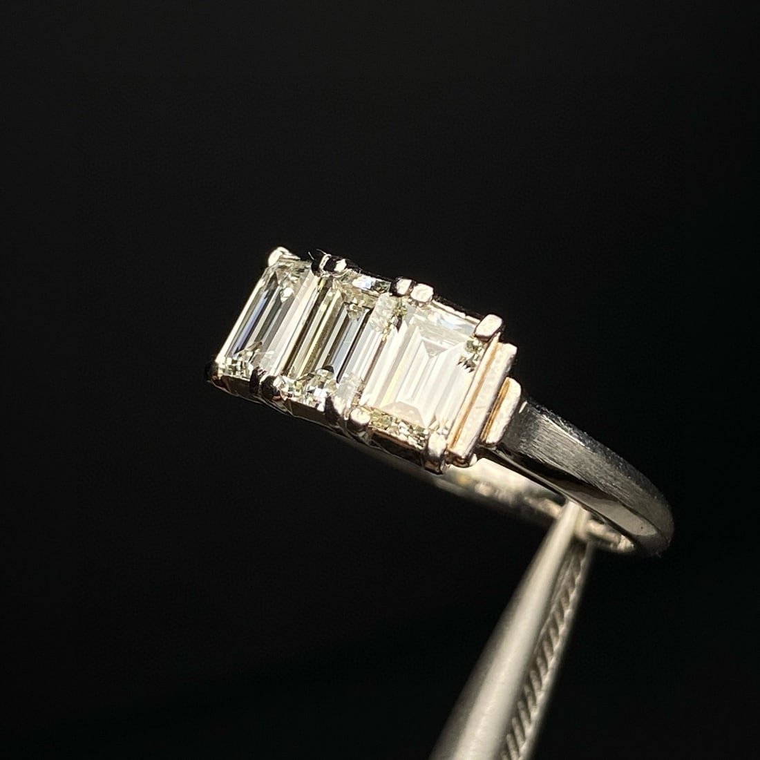 14k Gold 1.31 Ct Natural H Diamond Ring - 3