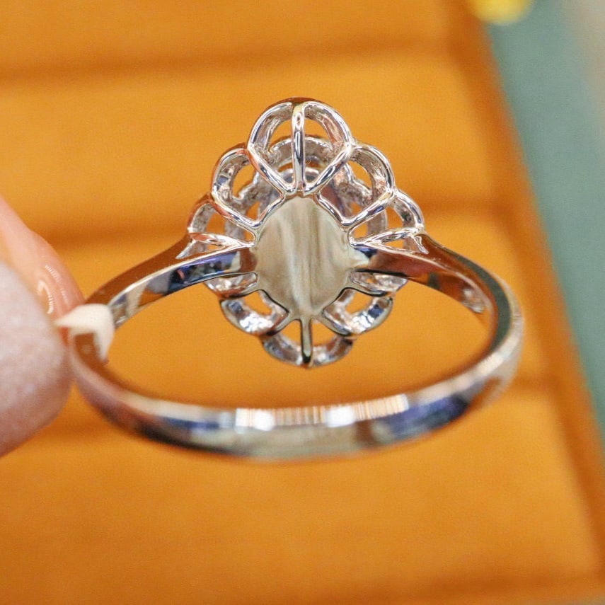 14k Gold 1.35 Ctw Natural Sapphire & Diamond Ring - 4