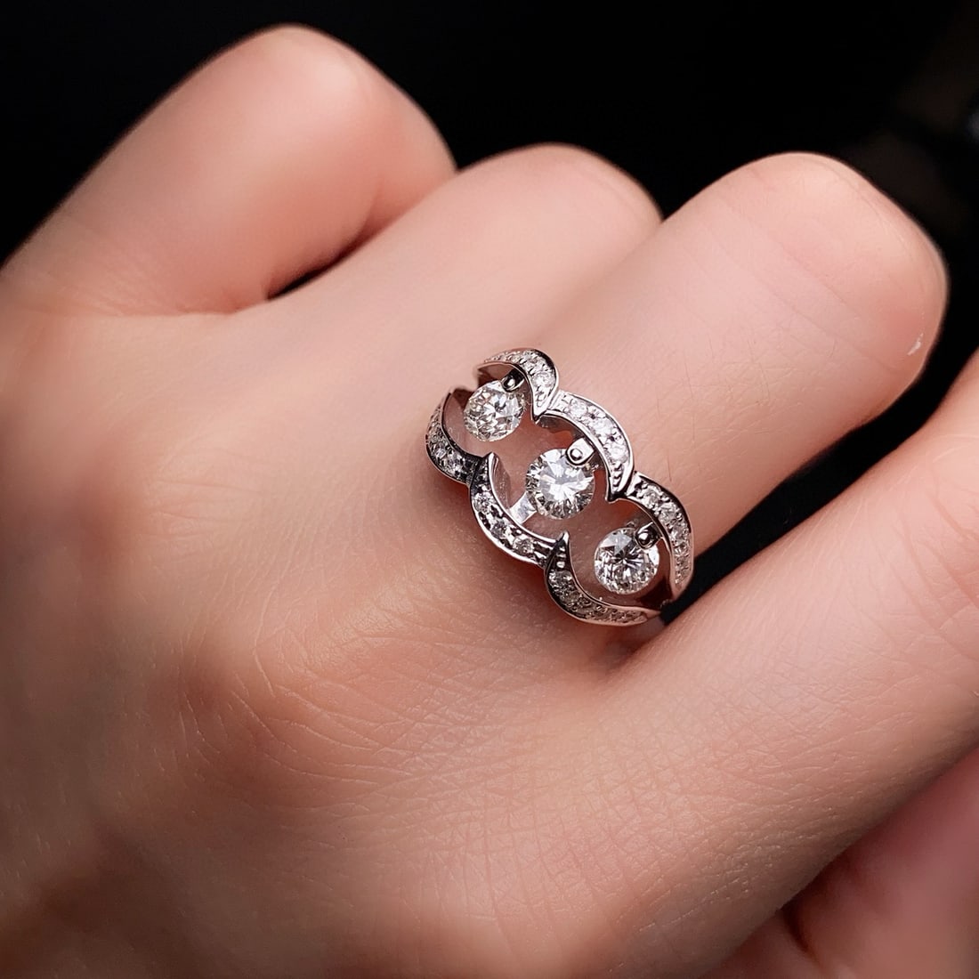 14k Gold 1.16 Ct Natural H Diamond Ring - 2