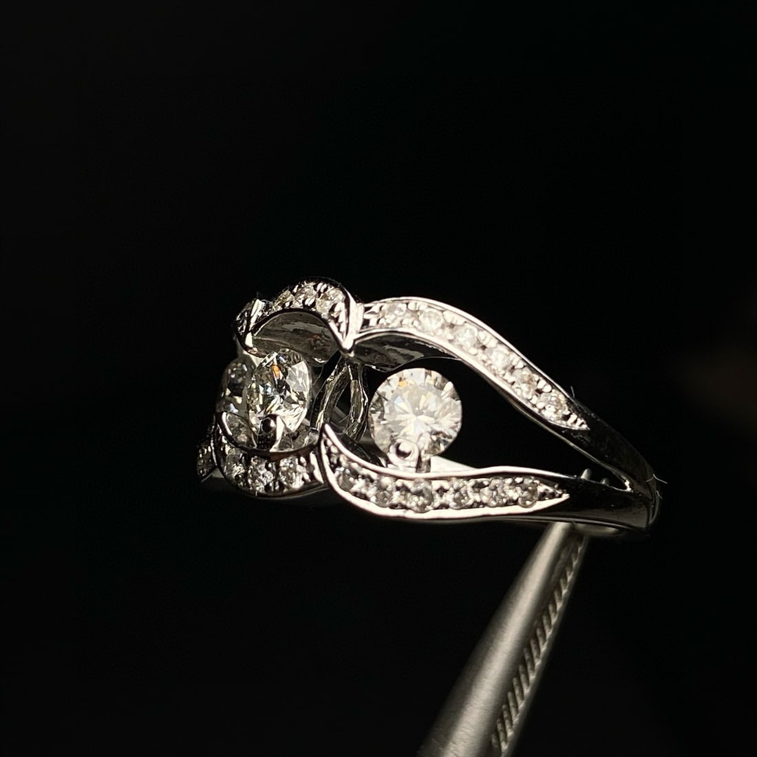 14k Gold 1.16 Ct Natural H Diamond Ring - 5