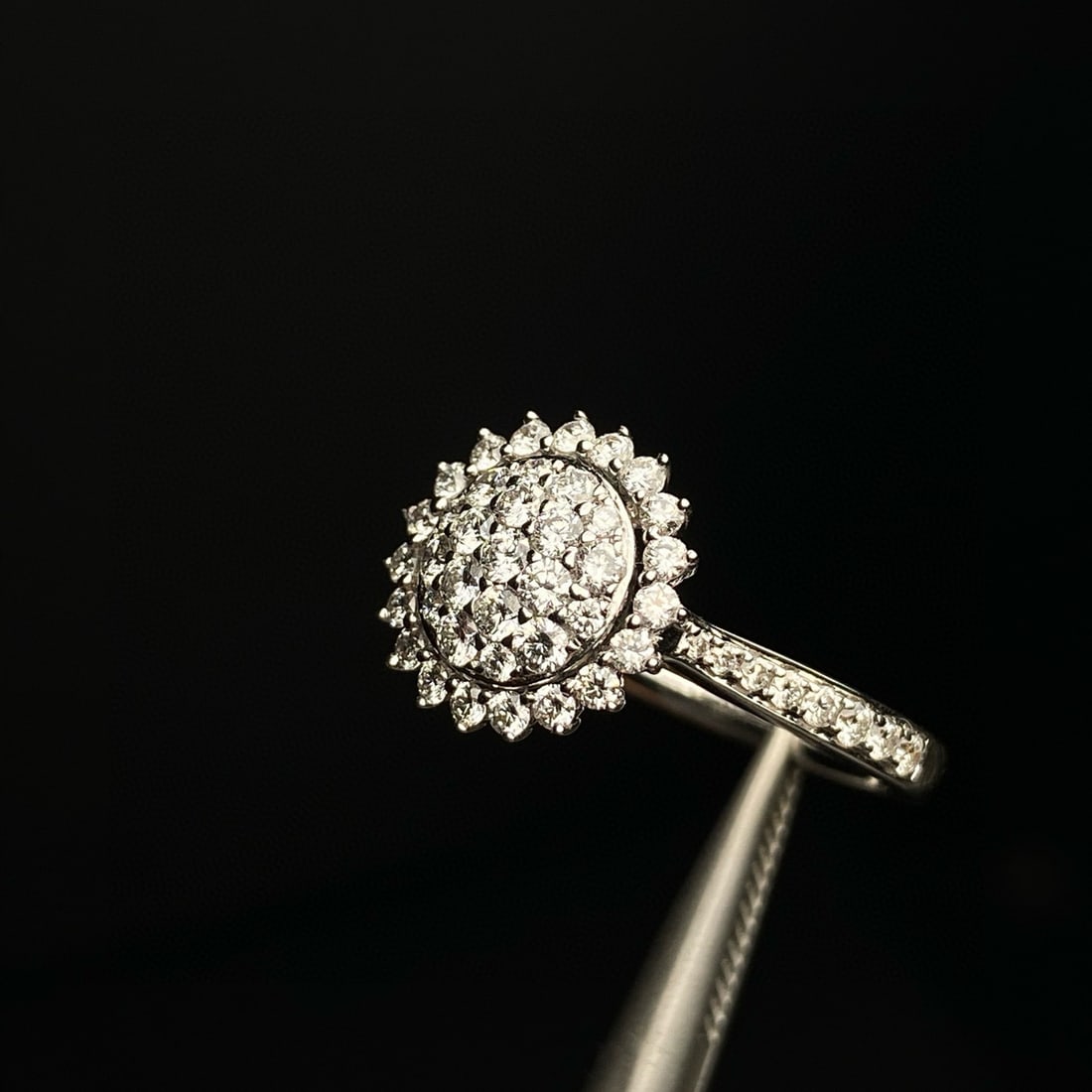 14k Gold 0.72 Ct Natural H Diamond Ring - 5