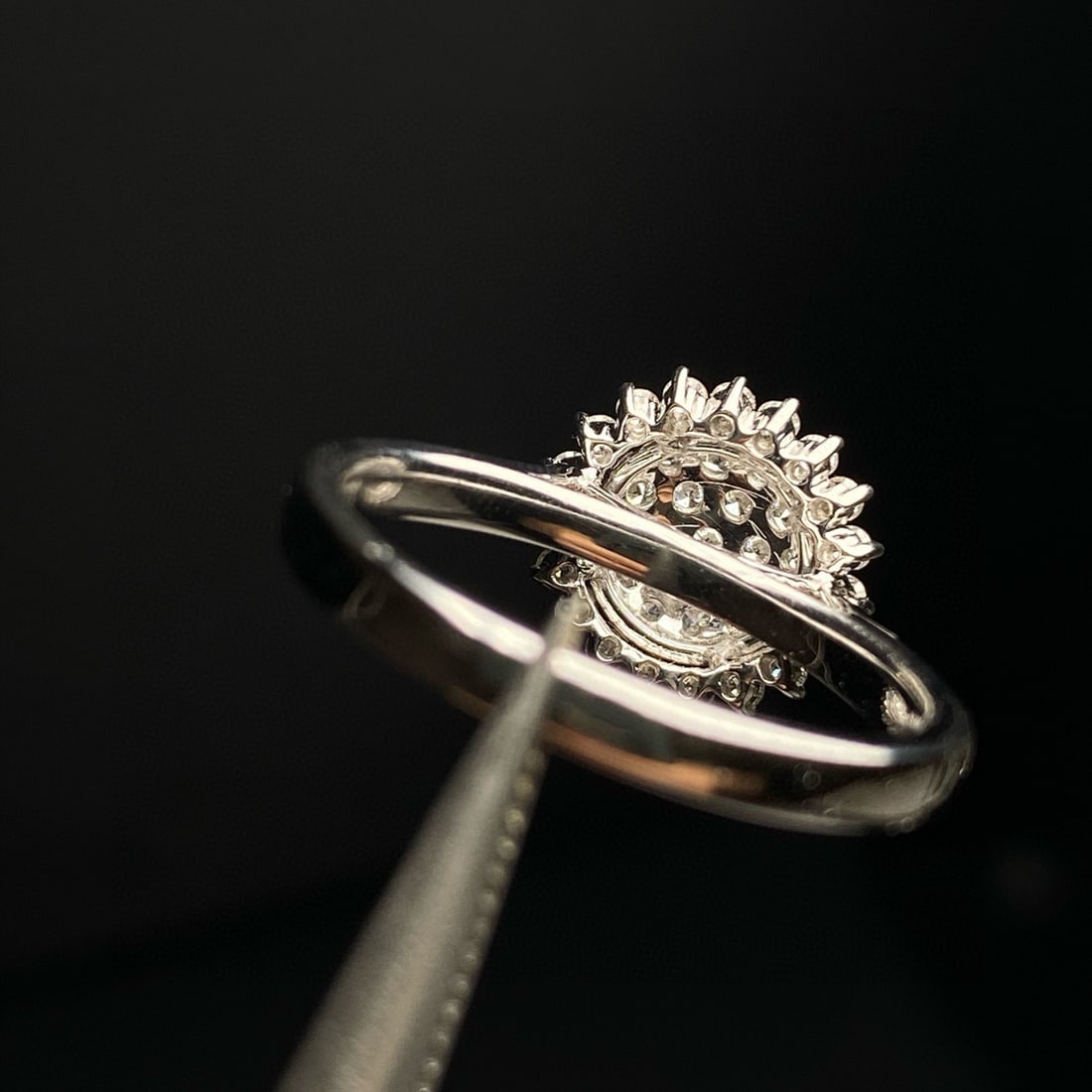 14k Gold 0.72 Ct Natural H Diamond Ring - 6