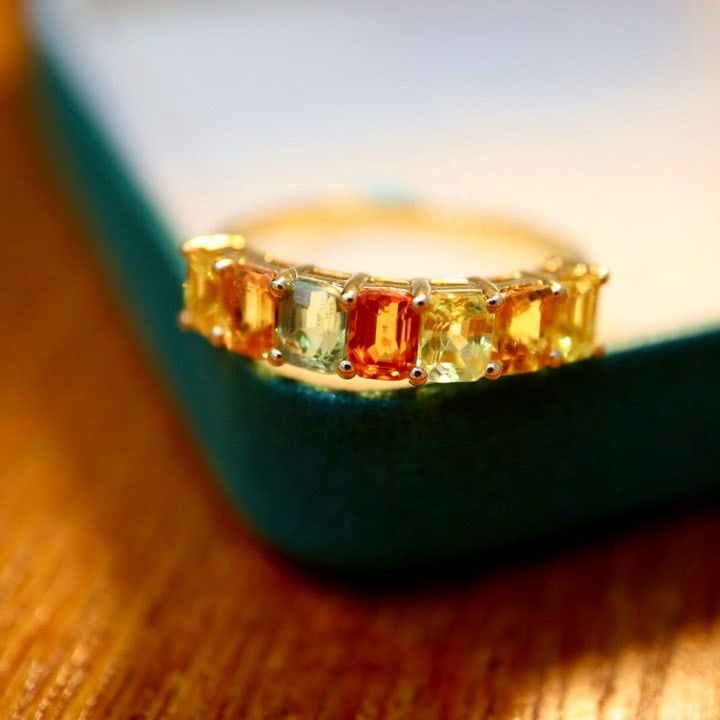 14k Gold 2.44 Ct Natural Sapphire Ring - 2