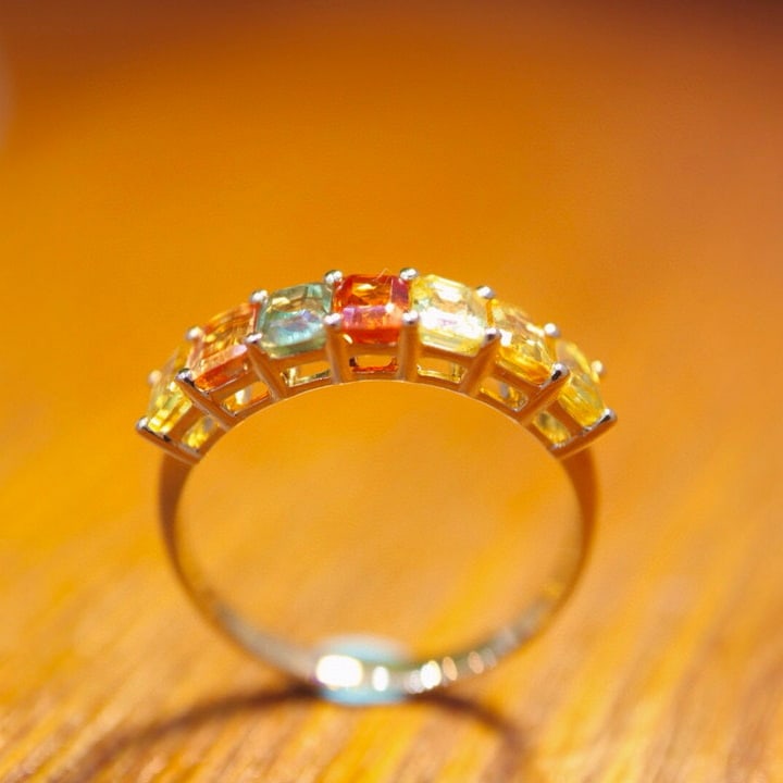 14k Gold 2.44 Ct Natural Sapphire Ring - 3
