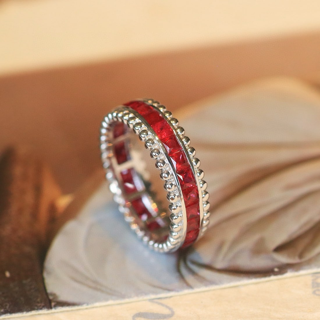 14k Gold 2.68 Ct Natural Ruby Ring - 2