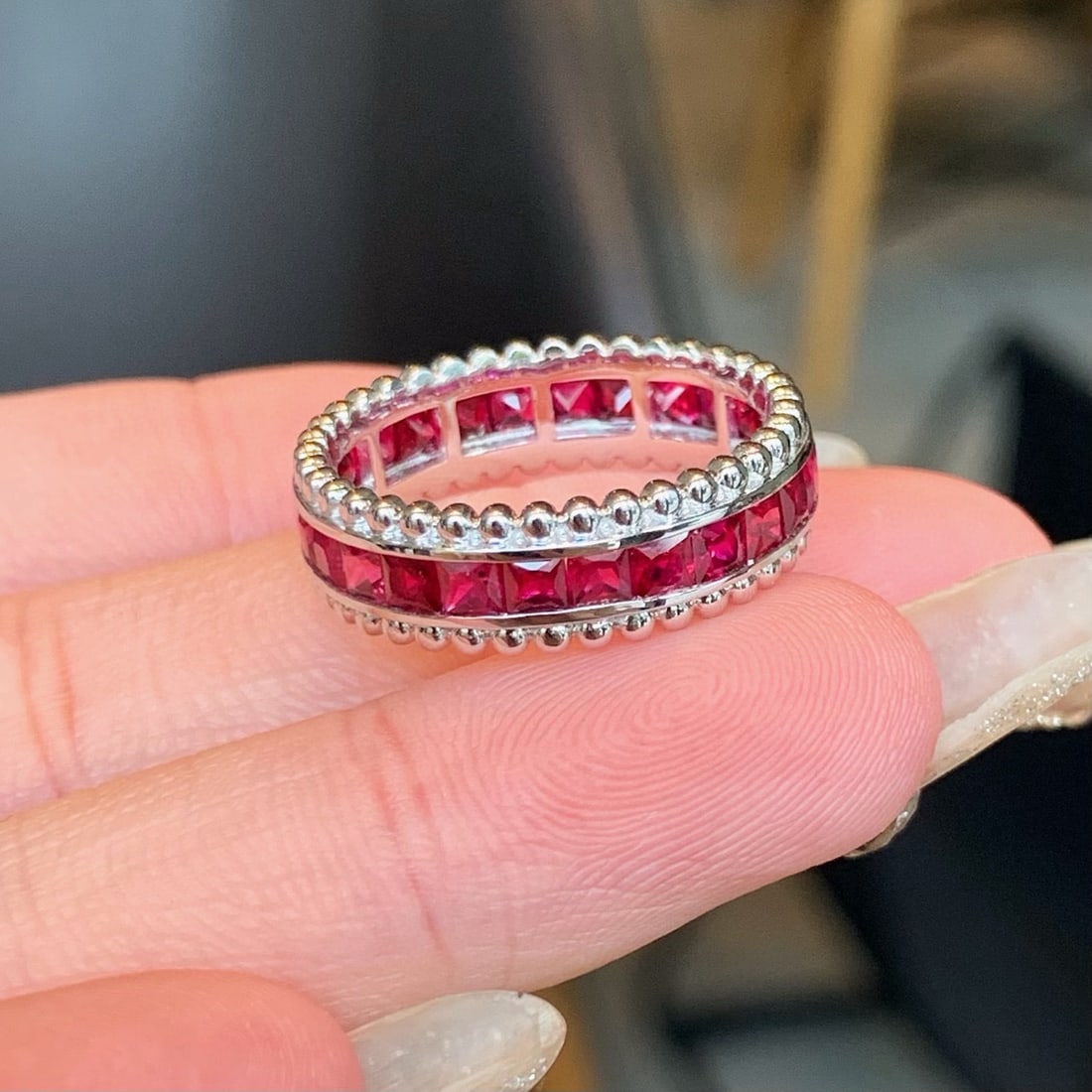 14k Gold 2.68 Ct Natural Ruby Ring - 6